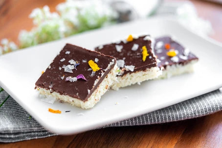 EASY 10 Minute Lime, Coconut & Chocolate Squares