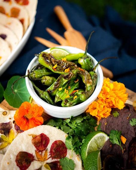 '22 Spring Recipe Series, Part 2: Feisty Fresh Roasted Shishito Peppers