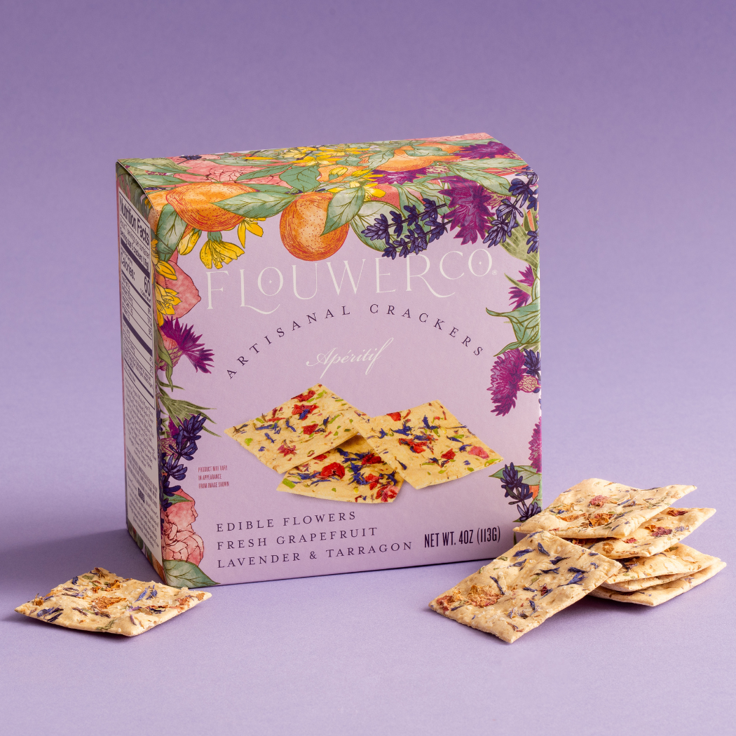NEW! Flouwer Co. Artisanal Crackers, Apéritif