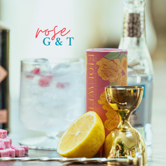 Classic Cocktails With A Flouwer Co. Twist: Rose Gin & Tonic