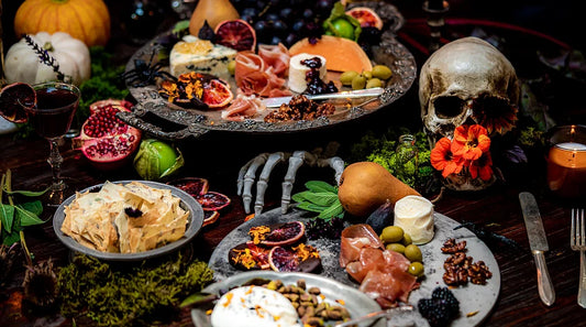 Spooky Halloween Tablescapes, Decor and Grazing Tables