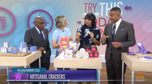 Seen on The Today Show: Flouwer Co. Brings Floral Foods Into the Spotlight