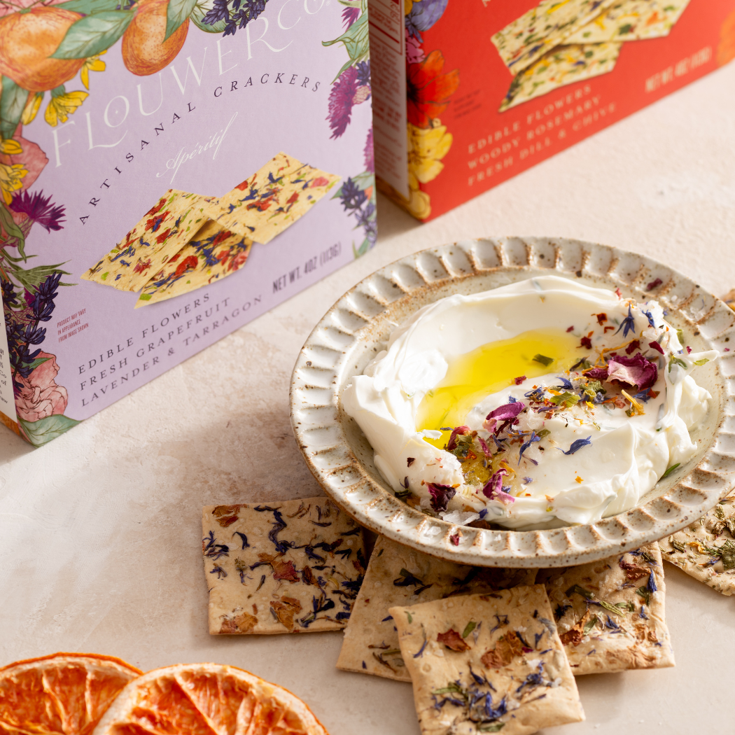 NEW! Flouwer Co. Artisanal Crackers, Apéritif