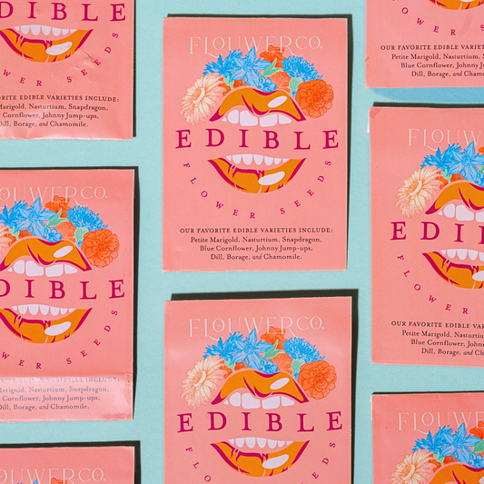 Edible Flower Seeds 6 Pack